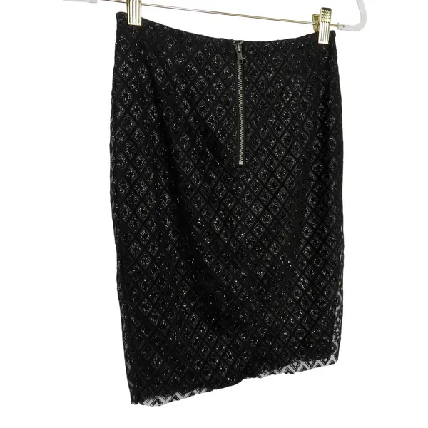 UO Babyboo Black Sparkly Sexy Two Piece Set Tank & Mini Skirt Small - Image 7