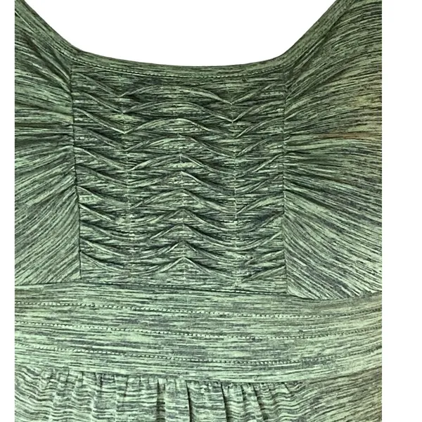 SPEECHLESS Ladies Green Top w/ Belt Tie Back Short Sleeve Tunic Top ~ Size S - Image 5