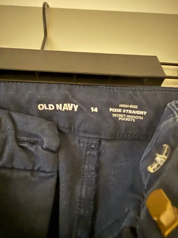 Old Navy Pixie Pants Navy - Image 2