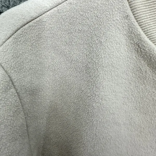 Thakoon Collective OverCoat Womens Small‎ Ivory Wool Blend Pocket Front Luxury - Image 5