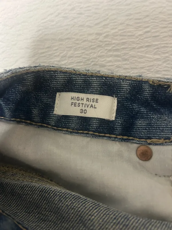 PacSun High-Rise Festival Denim Shorts - Image 3