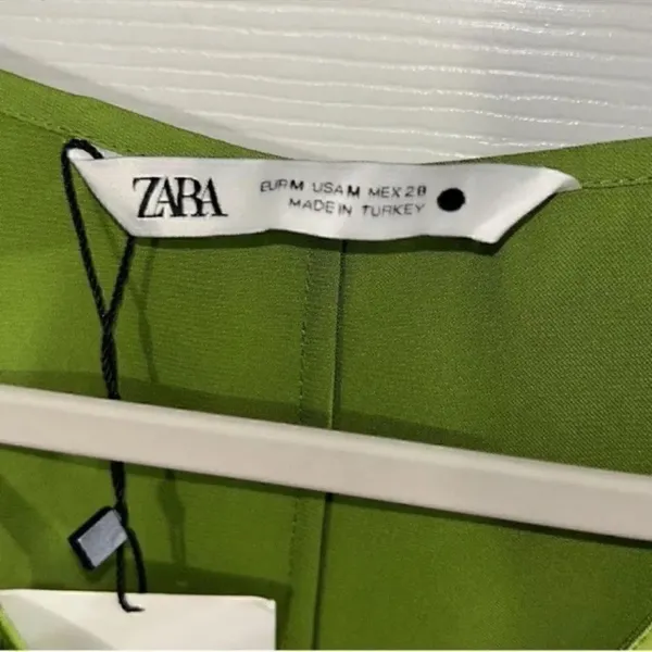 Zara Green MIDI Sleeveless Dress(Size Medium) - Image 9