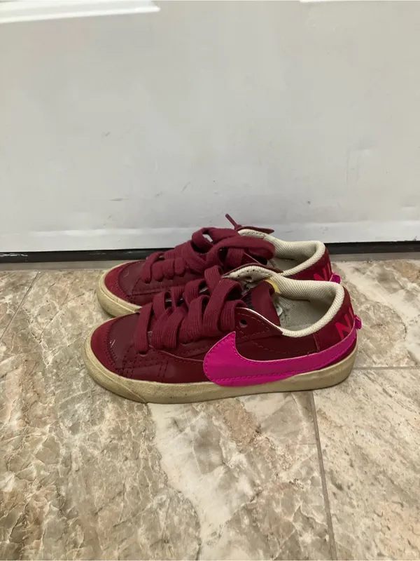 Nike Women's Size 5.5 Blazer Low '77 Jumbo DQ1470 101 SNeaker Trainer purple - Image 3