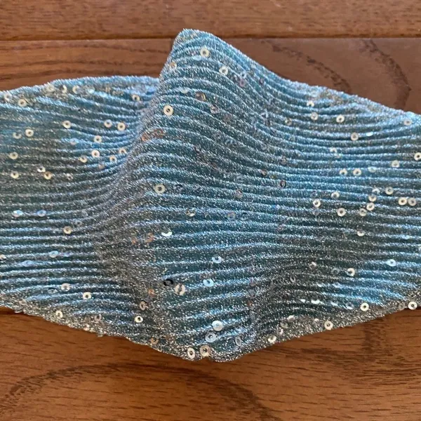 Sequin Mask Adjustable‎ Blue NWT - Image 9