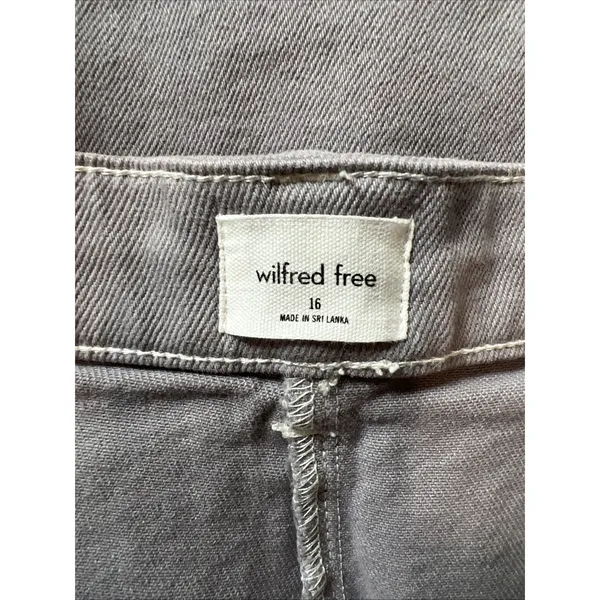 ARITZIA Wilfred‎ Free Modern Cargo Pants High Rise Purple Slate Utility Size 16 - Image 7