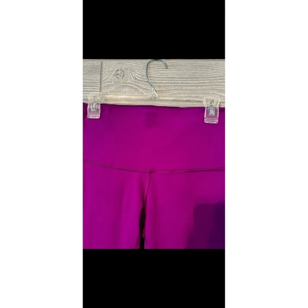 Lululemon Purple High Rise Full Length Yoga Leggings Size 8 Magenta Activewear - Image 2