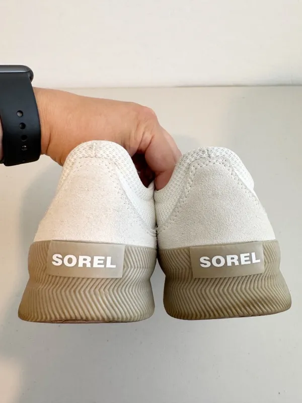 Sorel Out N About Sneakers Womens Size 10.5 Sea Salt‎ Waterproof Suede Gorpcore - Image 4