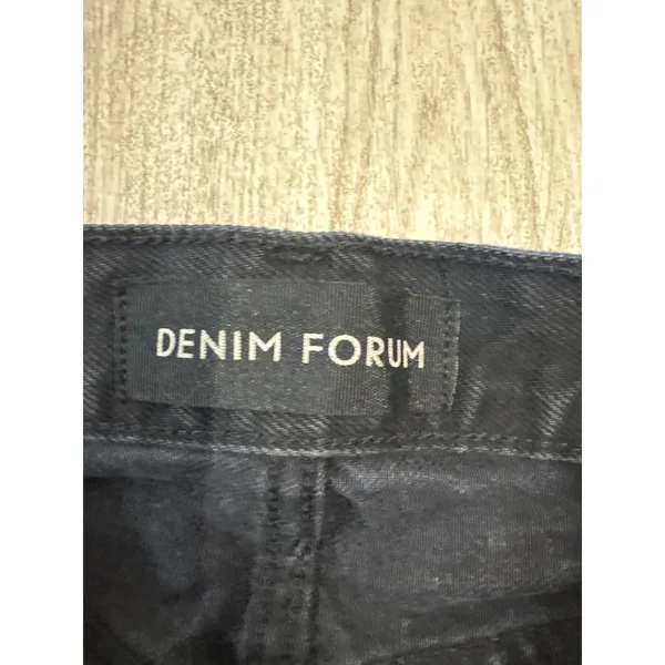 Denim Forum Aritzia The 90s Mid-Rise Cargo Mini Skirt Washed Black Size 26 - Image 3