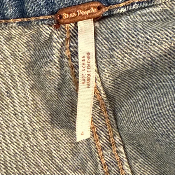 Free People Light Blue Denim Pants - Image 6