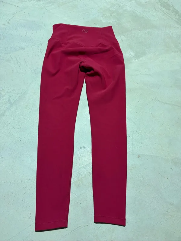 Calia Carrie underwood Women's ribbed Active Leggings red small - Image 7