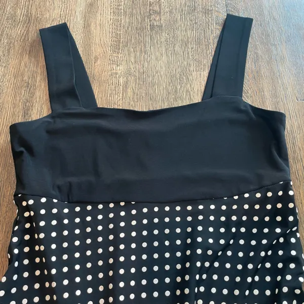 Frank Lyman Design Dress Black White Polka Dot Summer Dress - Size 8 - Image 5