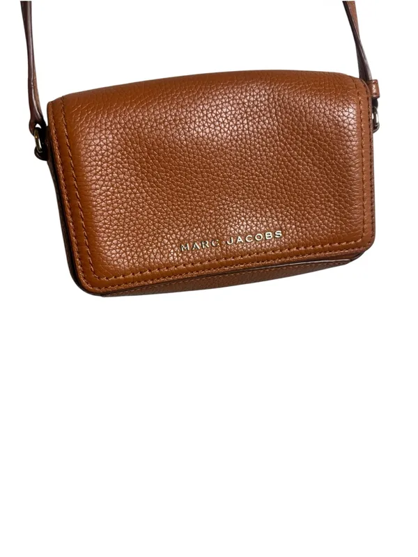 Marc Jacobs Leather Crossbody Bag Cognac - Image 6