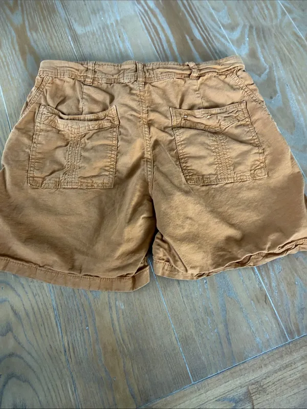 Anthropologie Rust-Tan Cargo Shorts - Image 4