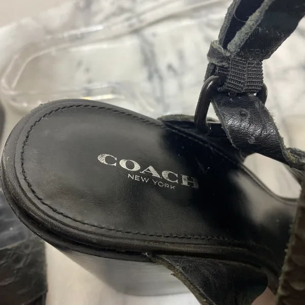 Coach Black Dennis Heels - Image 12