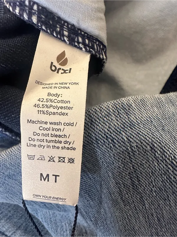 HeartSoul Wide-Leg Flare Jeans in Medium Blue - Image 3