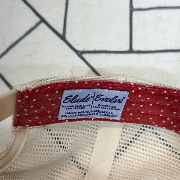 Infinity Her Trucker Hat OSFM Red Polka Dot‎ Coop Queen Chicken Patch Mesh Back - Image 6