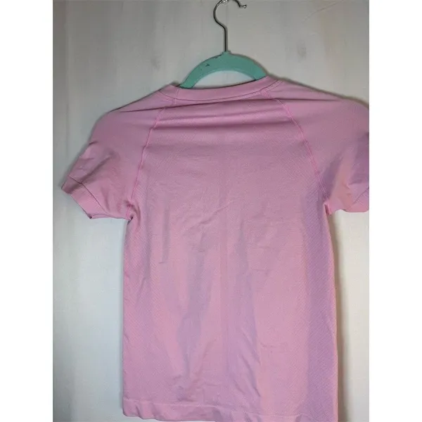 Unbranded T-Shirt Womens Size M Pink Seamless Athletic Crew Neck Short - Image 6