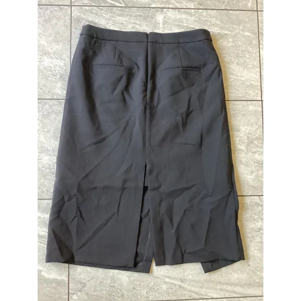 White House Black Market Asymmetric Pencil Skirt Black Size 10 - Image 5
