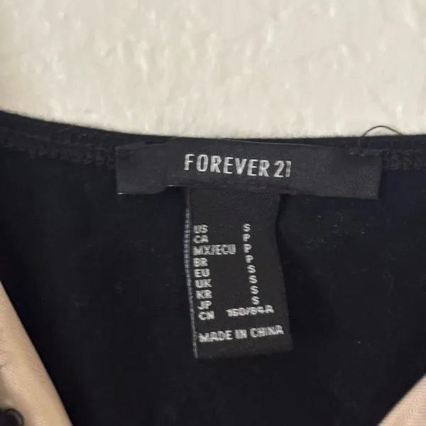 Forever 21 Black Lace Bodysuit‎ - Image 5