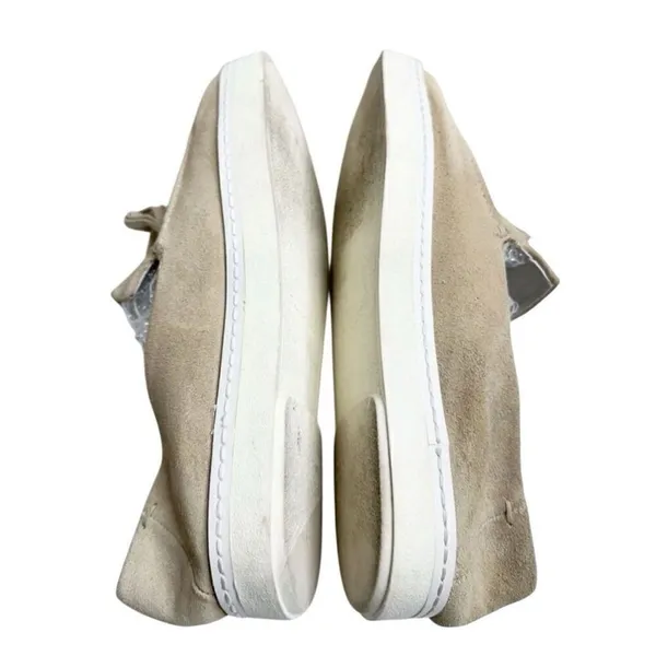 Franco‎ Sarto Loafers Size 9.5 Tan Slip On Leather Suede Shoes - Image 4