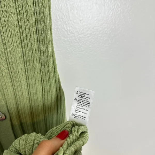L*SPACE Undertow Dress in Light Olive Size Large - Image 10