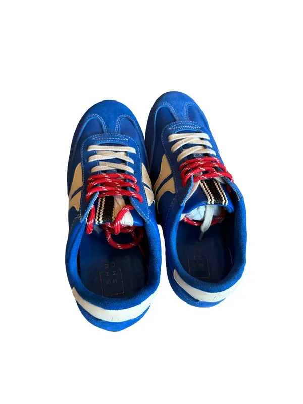Shu Shop Sarah Sneakers Tennis Shoes Athletic 400 Blue Lace-Up Size 8 NIB NEW - Image 4