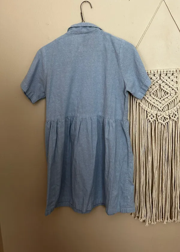 GUU STORE Vintage blue button down dress - Image 2
