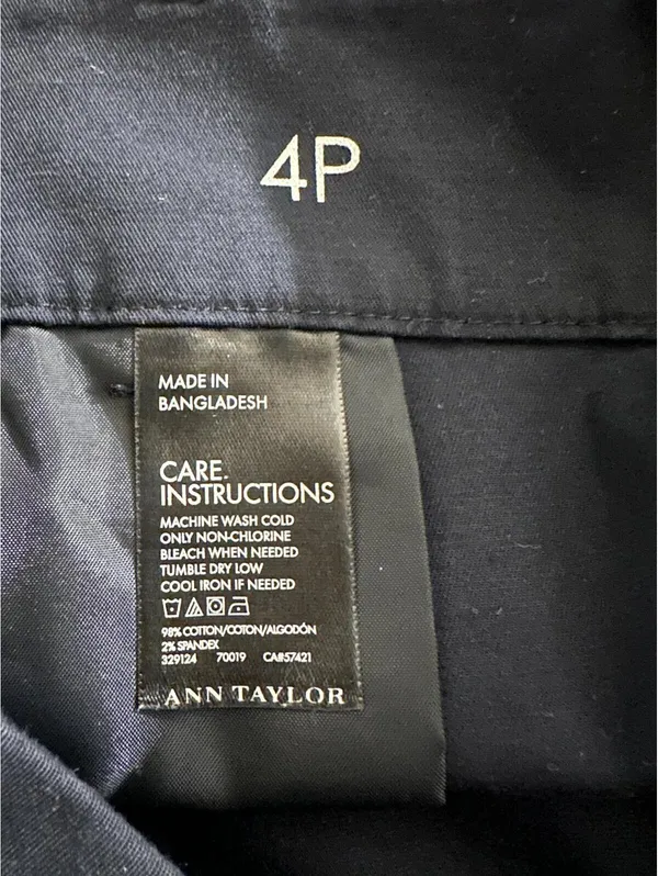 Ann Taylor City Short black tailored shorts 4P classic old money preppy polished - Image 9