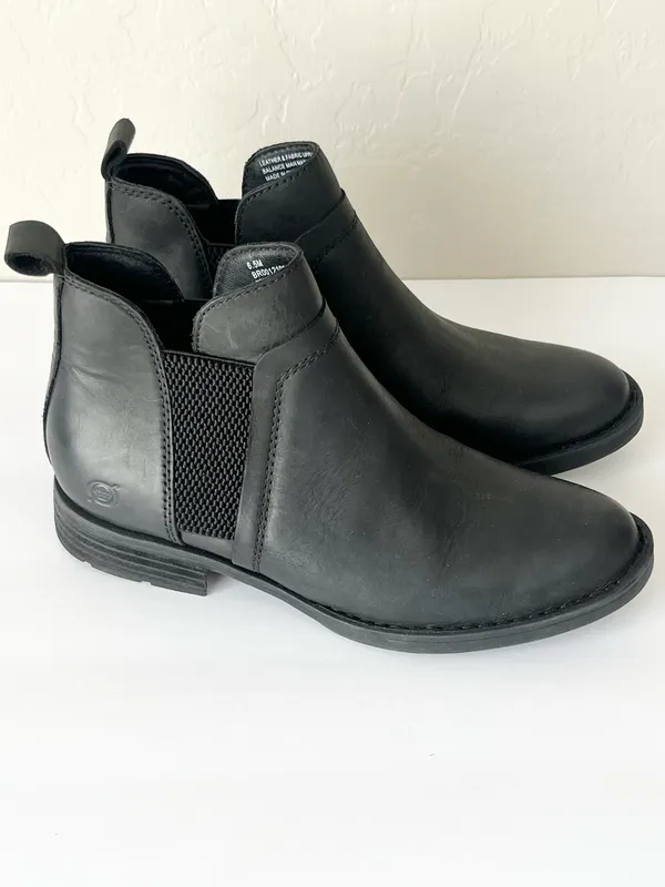 Born Brenta leather Chelsea Boots black 6.5 - Image 6