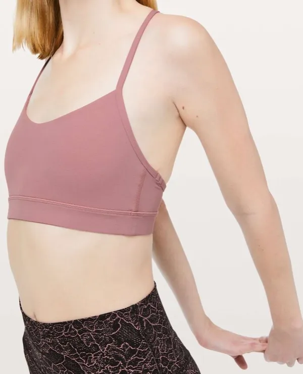 Lululemon FlowY Bra *Nulu Quicksand 6 - Image 8
