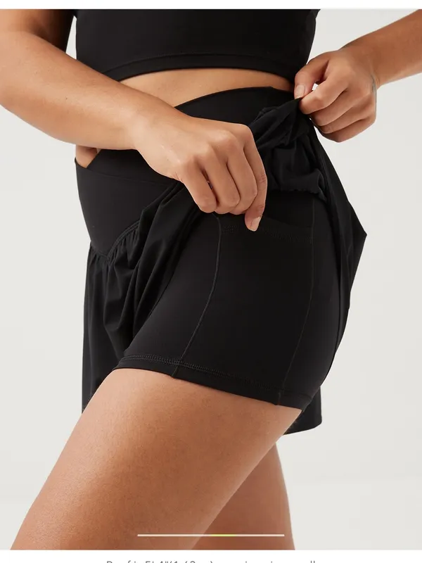 OFFLINE By Aerie Real Me Crossover Flowy Short - Image 3