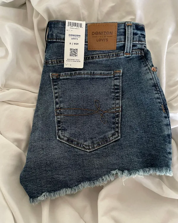 Levi's High-Waisted Denim Shorts - Image 2