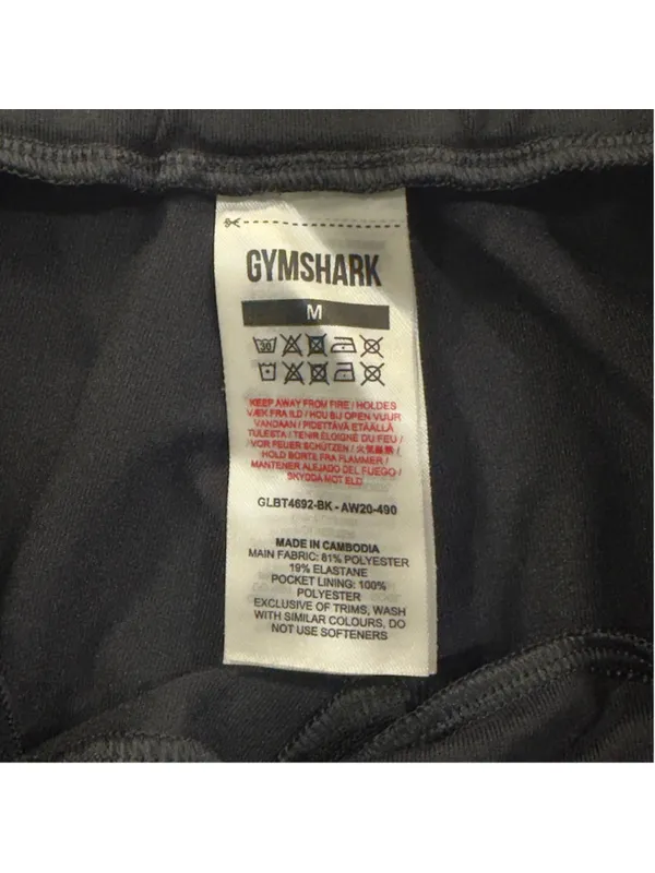 Gymshark Whitney Simmons Women’s Ruched Cuffed Joggers Black Size Medium - Image 9