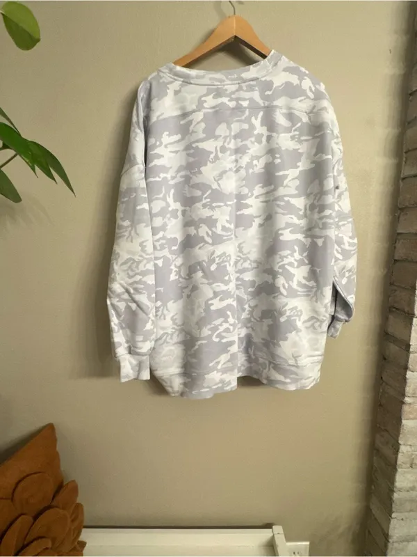 Lululemon Perfectly Oversized Camo Crewneck Sweatshirt - Image 3