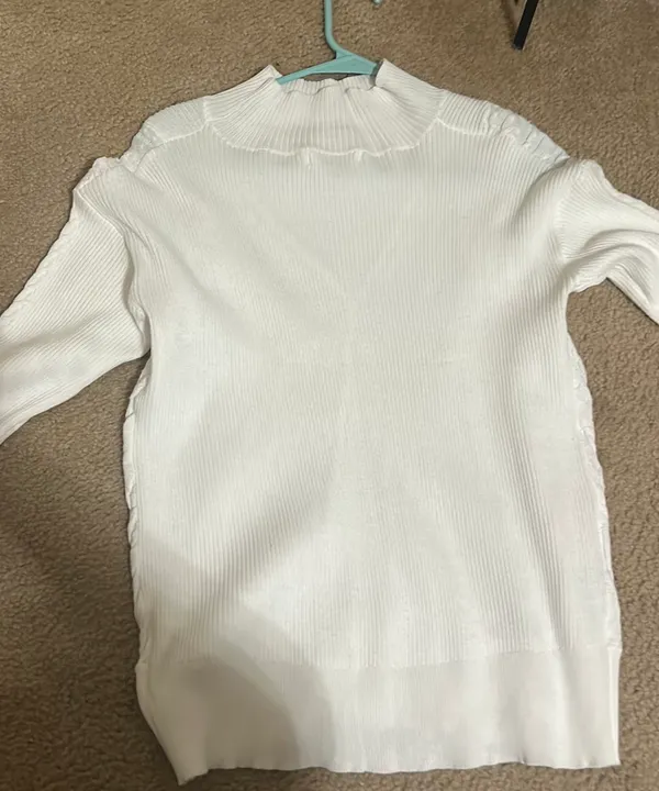 Solitaire White Sweater - Image 4