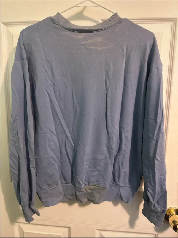 USA Light Blue Crewneck Sweatshirt - Unisex - Image 4