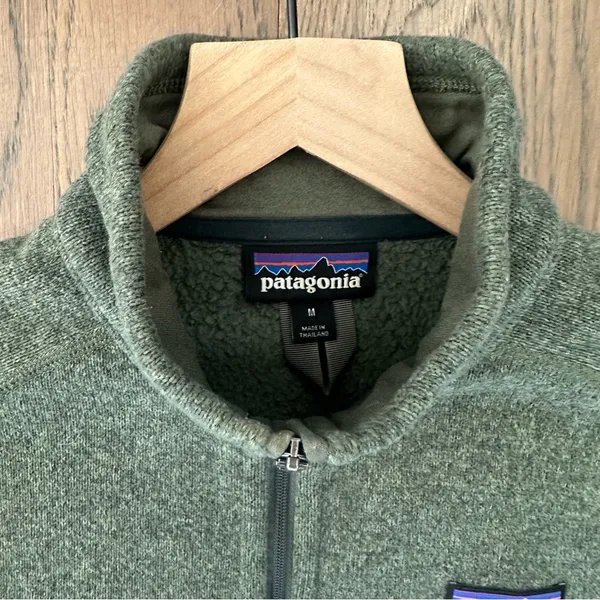 EUC Patagonia Women's Better Sweater Full Zip Fleece Jacket Industrial Green M - Image 6