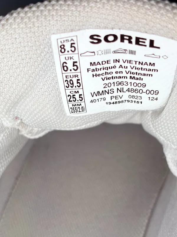 Sorel Women's Out 'N About III Low Waterproof Sneaker - 8.5 - Moonstone/Dove - Image 2