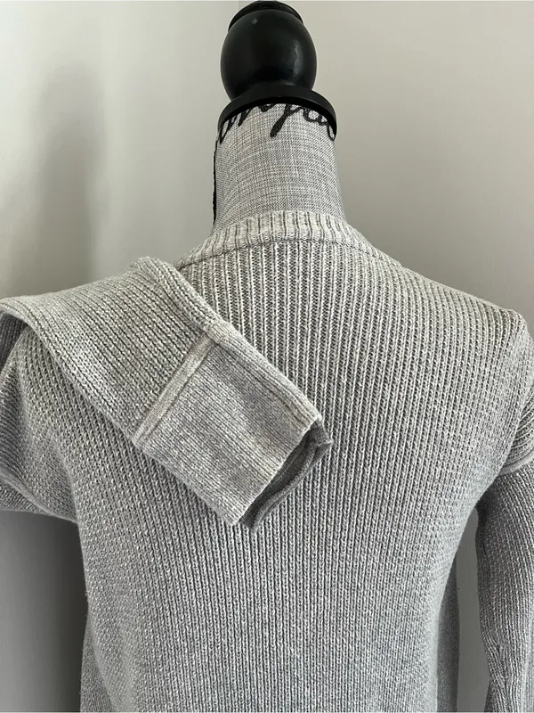 Lululemon grey cotton yarn vestigan oversized fit - Image 5