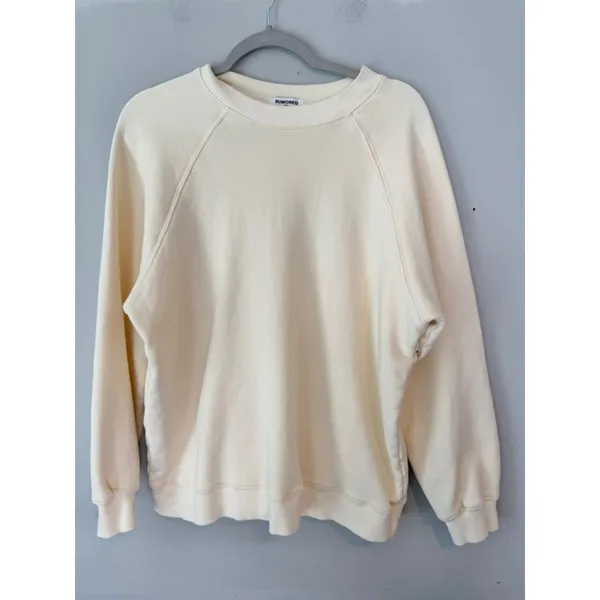 Rumored Balance Crewneck Sweatshirt Yellow M/L - Image 6