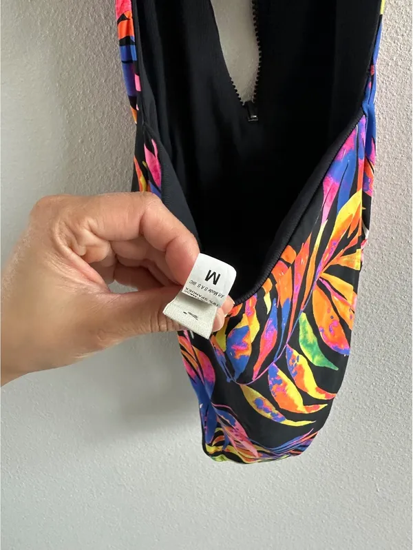 maaji Onyx Lynx Surf One Piece reversible Size M - Image 6