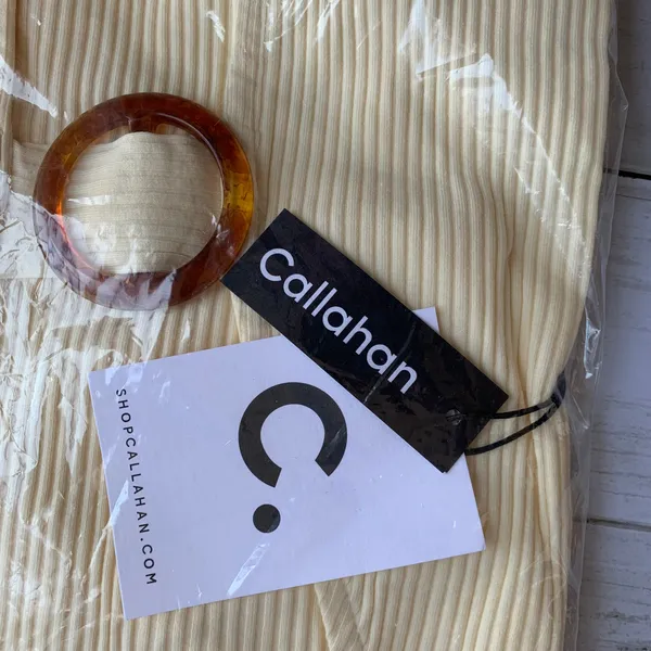 NWT Callahan Knitwear Vera Top in‎ Creme - Image 9