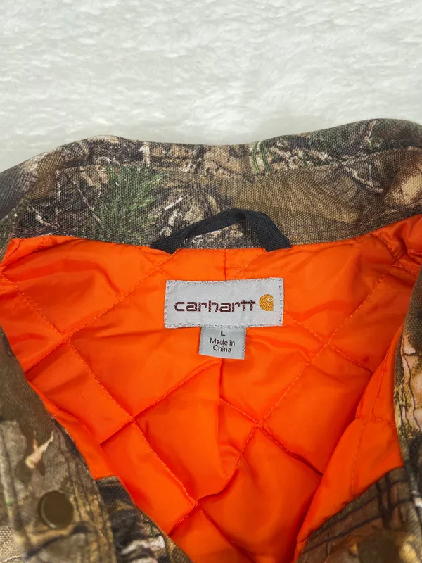Carhartt Wexford Realtree Xtra Camo Quilted Shirt Jacket Mens L 101462-977 - Image 3