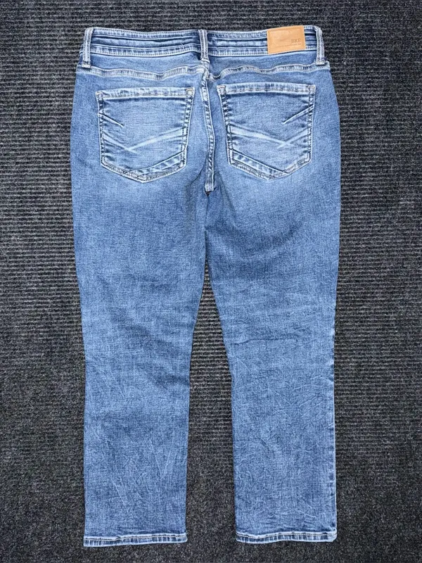 Buckle BKE Stella Slim Fit Low Rise Capri Cropped Stretch Jeans 28x24.5 ABK2817 - Image 2