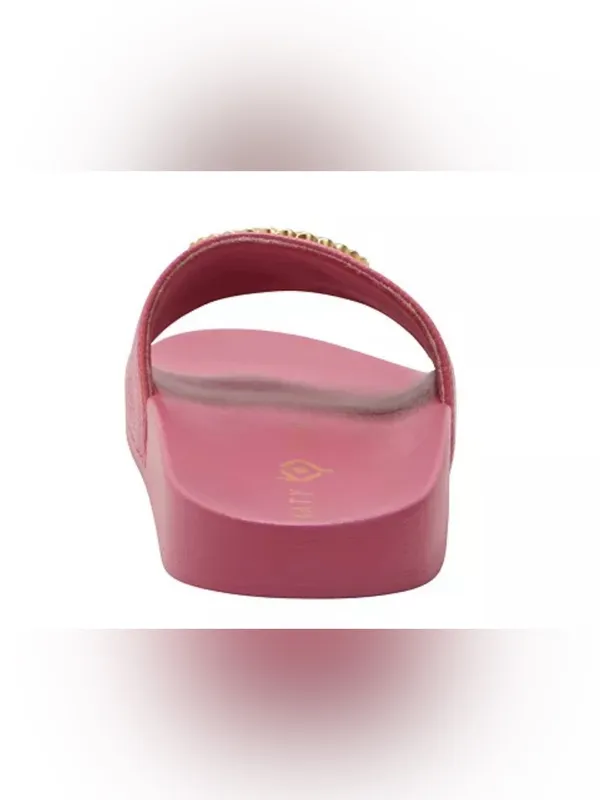 Katy Perry Pool Slide Shell sandals in dark pink, Pink Size 7 - Image 3