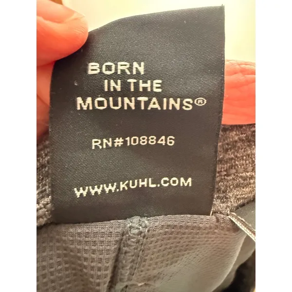 Kuhl Mova Skort Gray Heather‎ Cargo Hiking Active Skirt Drawstring gorpcore Sz L - Image 10