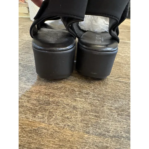 CORDANI Jillian Strappy Platform Sandal Black Size 38 US 7.5‎ - Image 6