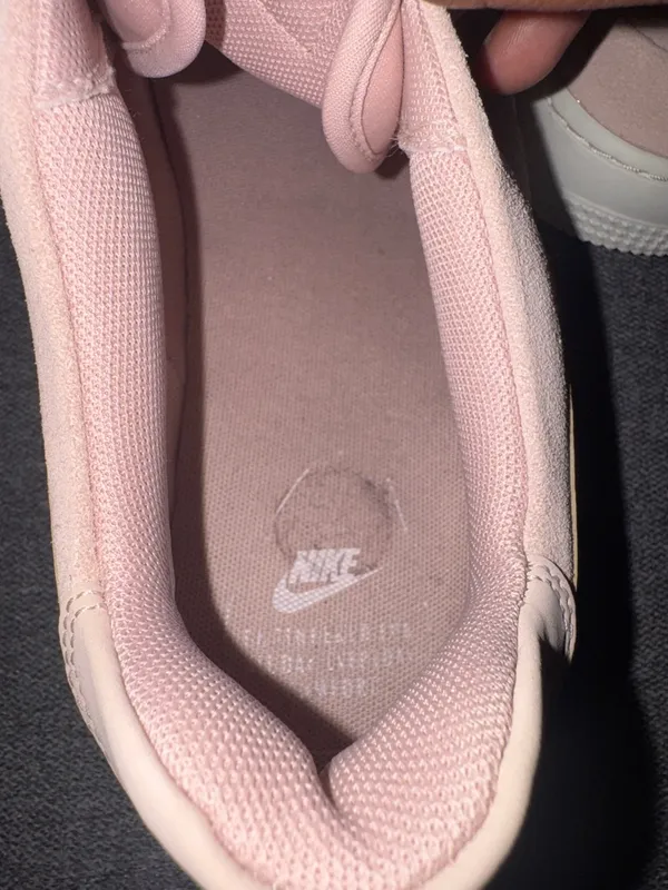 Nike Women’s Low-Top Sneakers in Light Pink Suede - Image 3