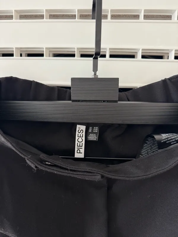PIECES Black Pants ASOS  - Image 3