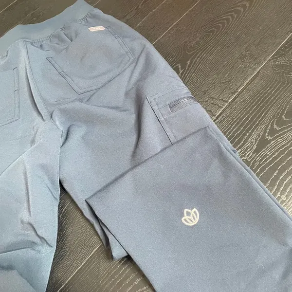 FIGS Zamora High Waisted Jogger Scrub Pants Dark Harbor XXS‎ Tall NEW Aya - Image 6